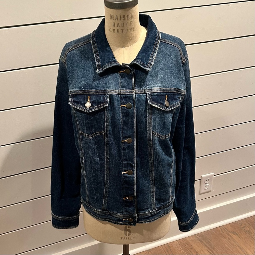 Universal Thread Indigo Denim Jacket - Size 1X